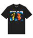 T-shirt True Blue Adulte Noir Amplified-1
