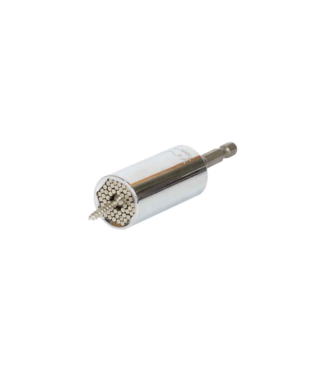 Douille Universelle Nid d'Abeille 180cm Argent-4