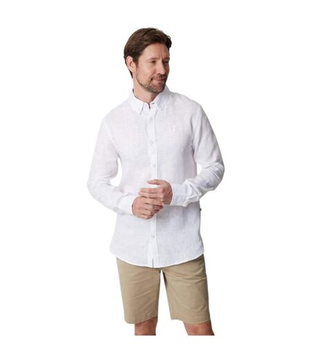 Chemise Habillée Manches Longues Homme Blanc Saltwell