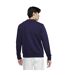Mens Paris Saint Germain Fc French Terry Crew Neck Sweatshirt Black Blue Nike-3