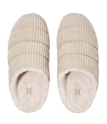 Chaussons chrissie femme blanc cassé FitFlop