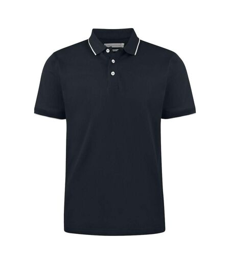Polo Greenville Homme Noir James Harvest