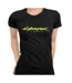 T-shirt Motif/style Logo Femme Noir Cyberpunk 2077-1