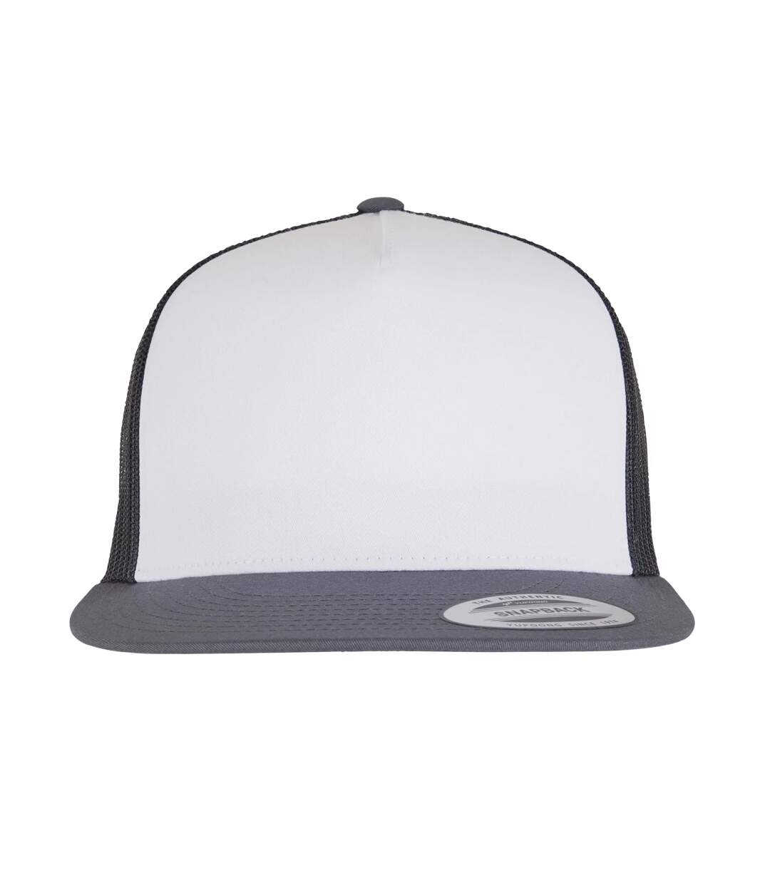 Casquette Trucker Adulte Bleu Marine Blanc Bleu Marine Foncé Flexfit-3