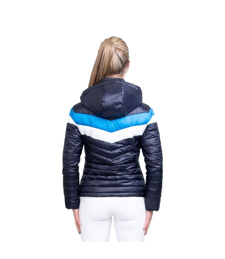 Manteau southdean femme bleu marine / bleu / blanc Coldstream