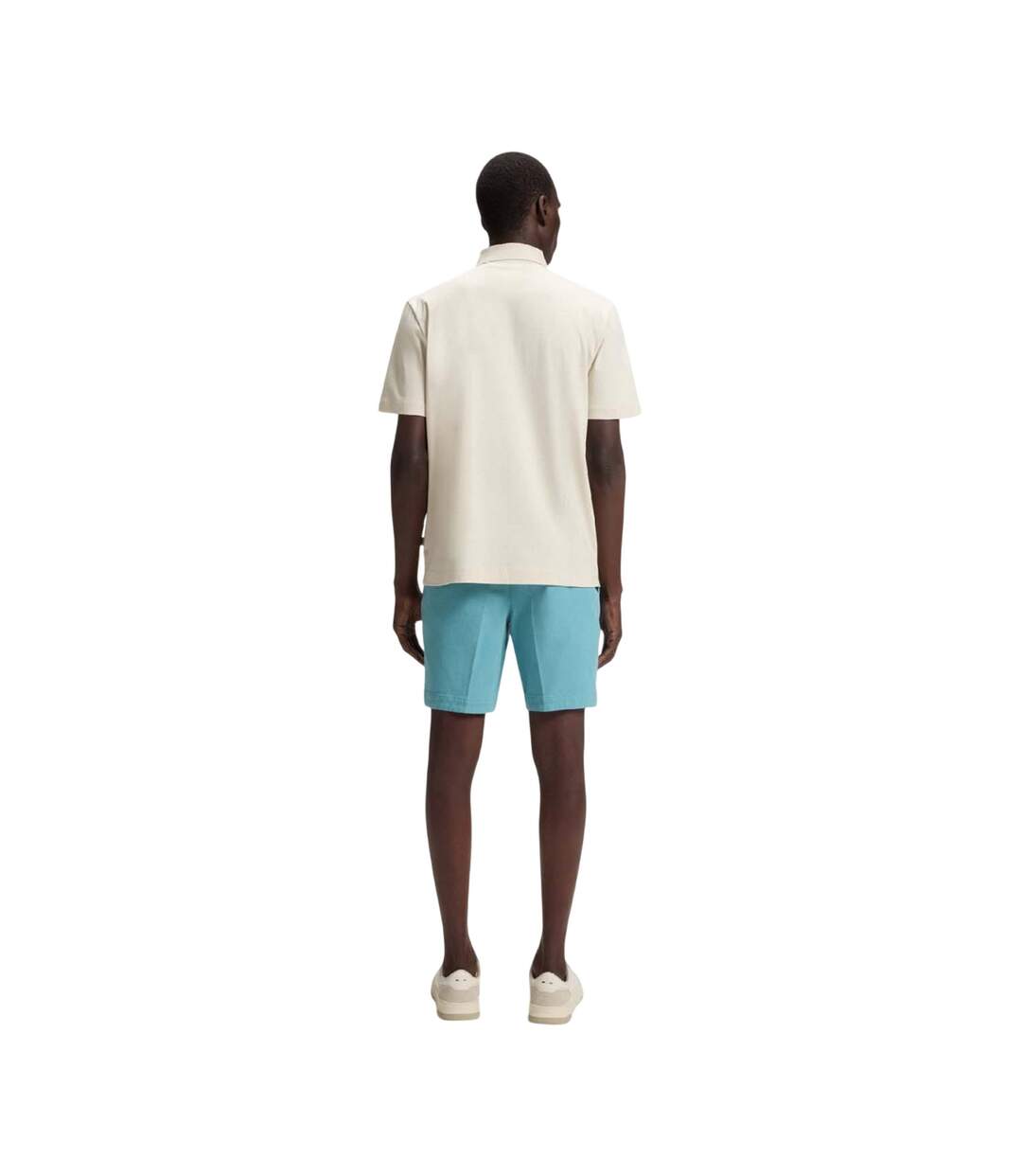 Mens Cparris Monogram Polo Shirt Beige Boss-3