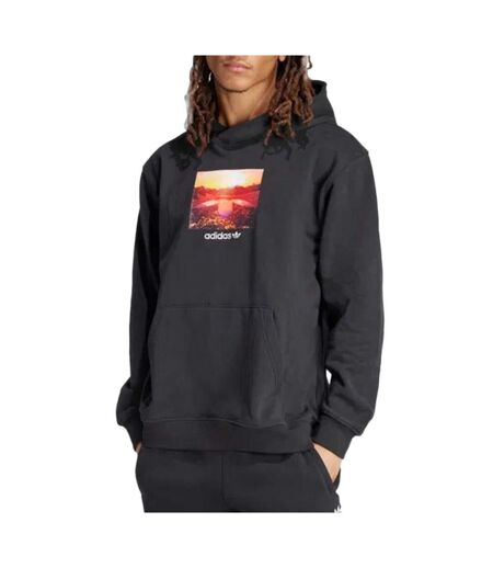 Sweat gris homme adidas graphic hoodie - l