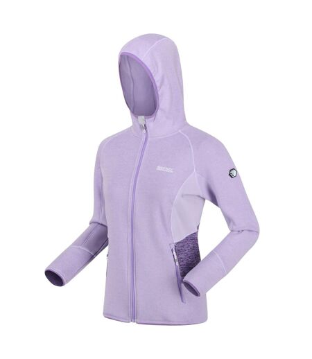 Regatta Womens/Ladies Walbury III Full Zip Fleece Jacket (Pastel Lilac/Light Amethyst) - UTRG7308