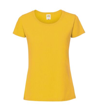 T-shirt Ajusté Femmes Tournesol Fruit Of The Loom
