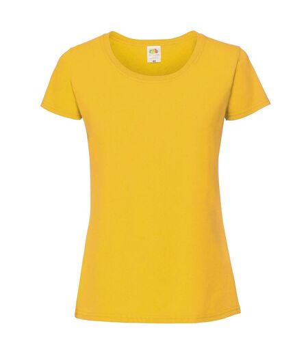 T-shirt Ajusté Femmes Tournesol Fruit Of The Loom