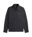 Mens Anchor Herringbone Overshirt Grey Fred Perry-1