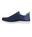 Womens/ladies virtue trainers navy/blue Skechers-2