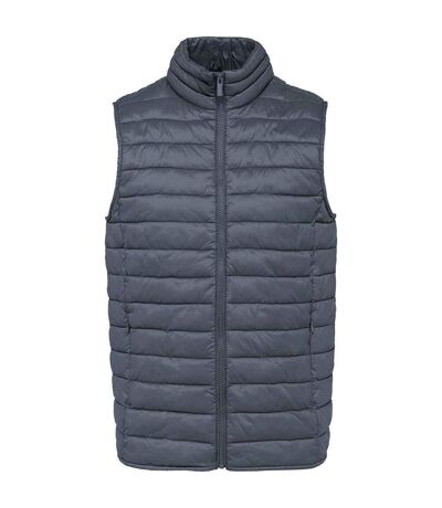 Mens light recycled body warmer mineral grey Native Spirit