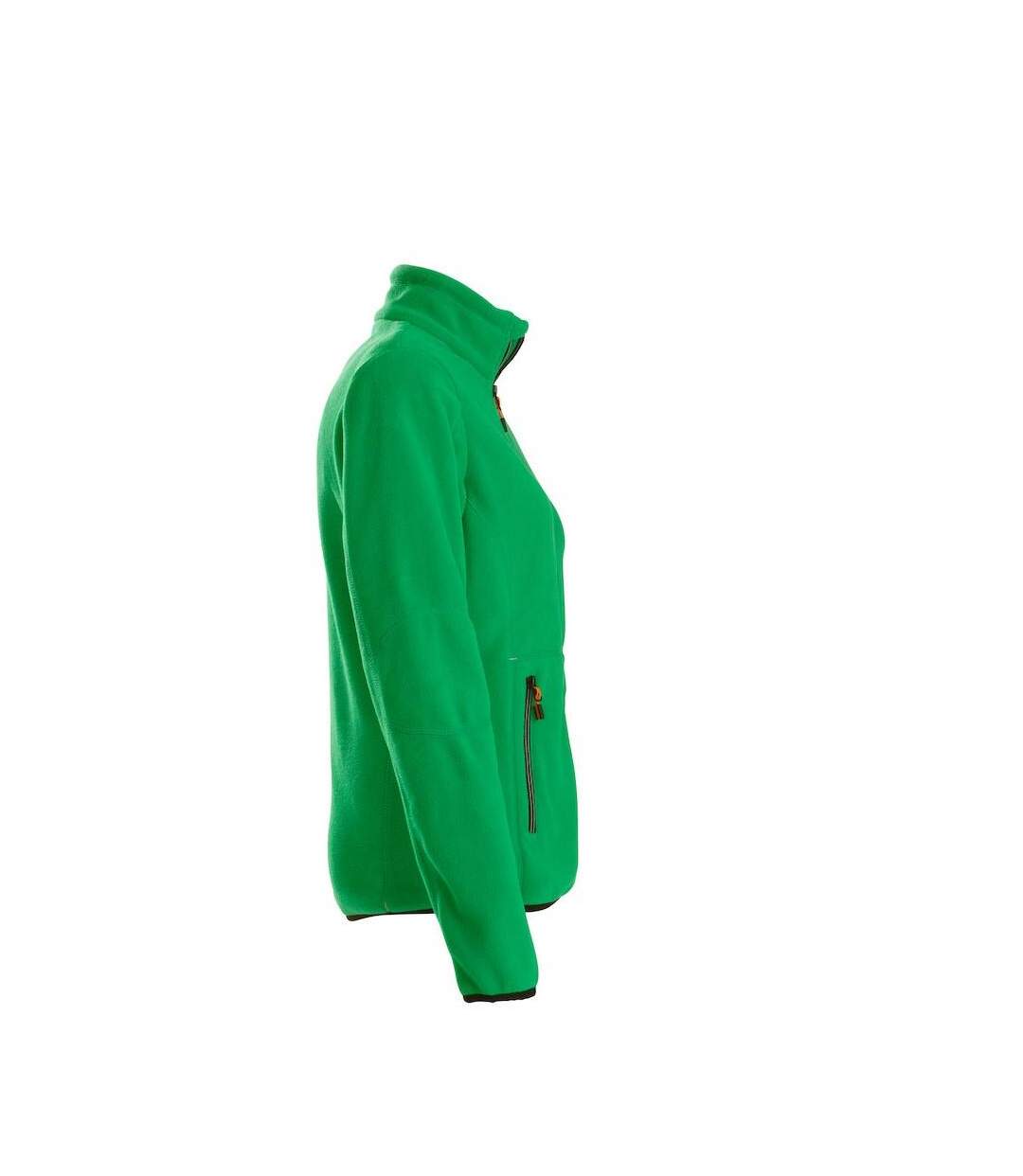 Womens/ladies Speedway Fleece Jacket Fresh Green Printer-4