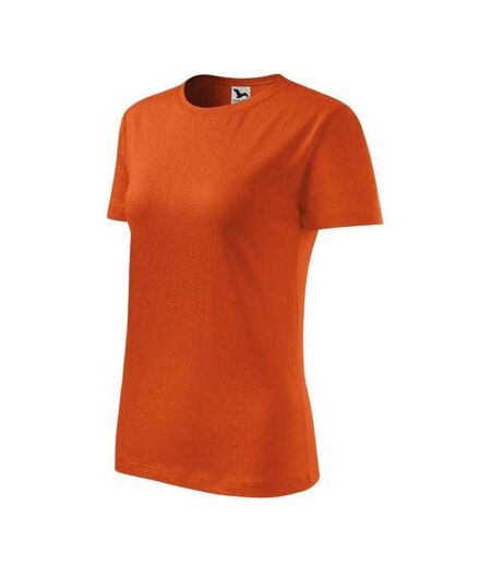 T-shirt Motif/style Classique Femme Orange Malfini