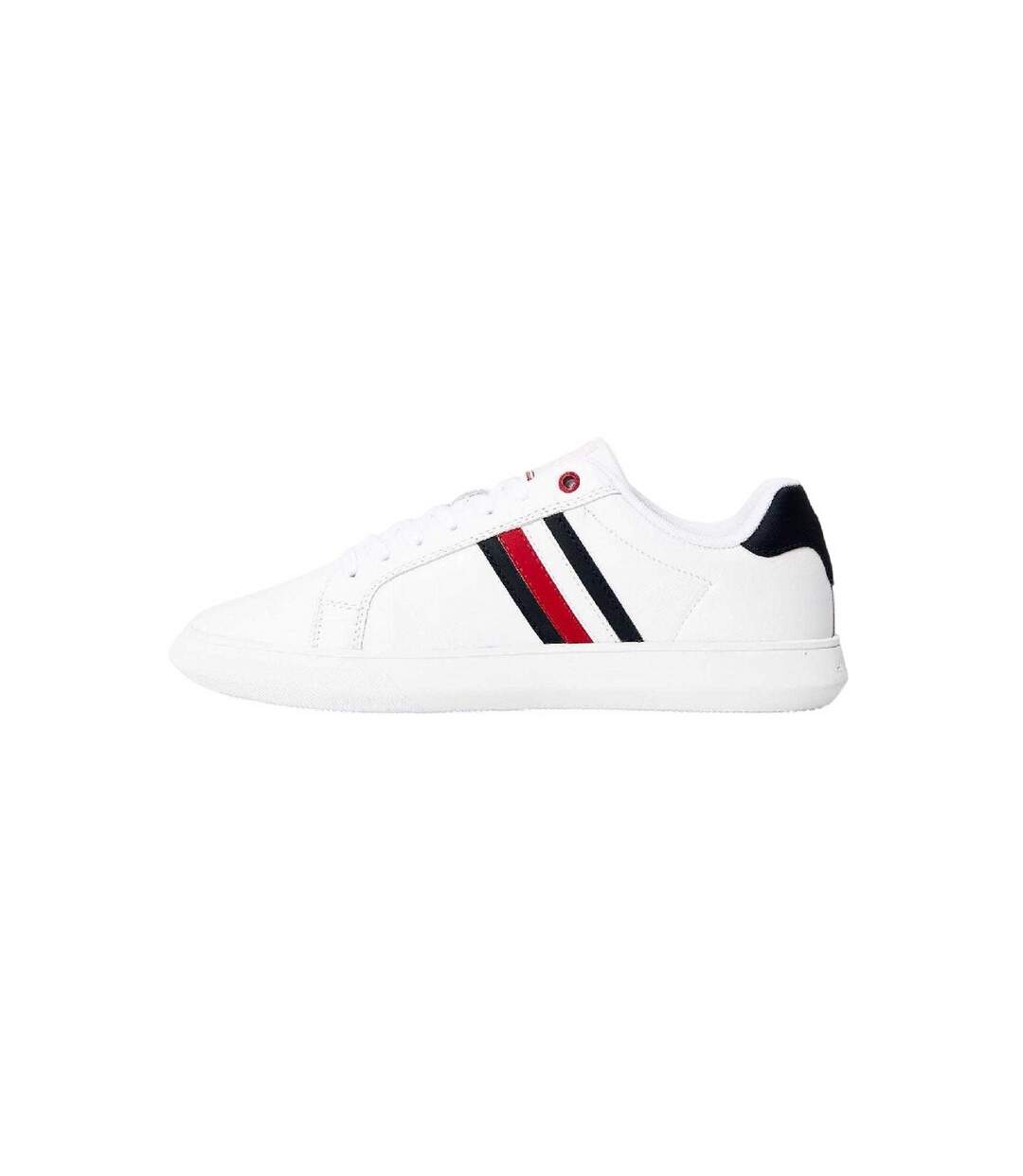 Mens Essential Leather Cupsole Trainers White Tommy Hilfiger-2