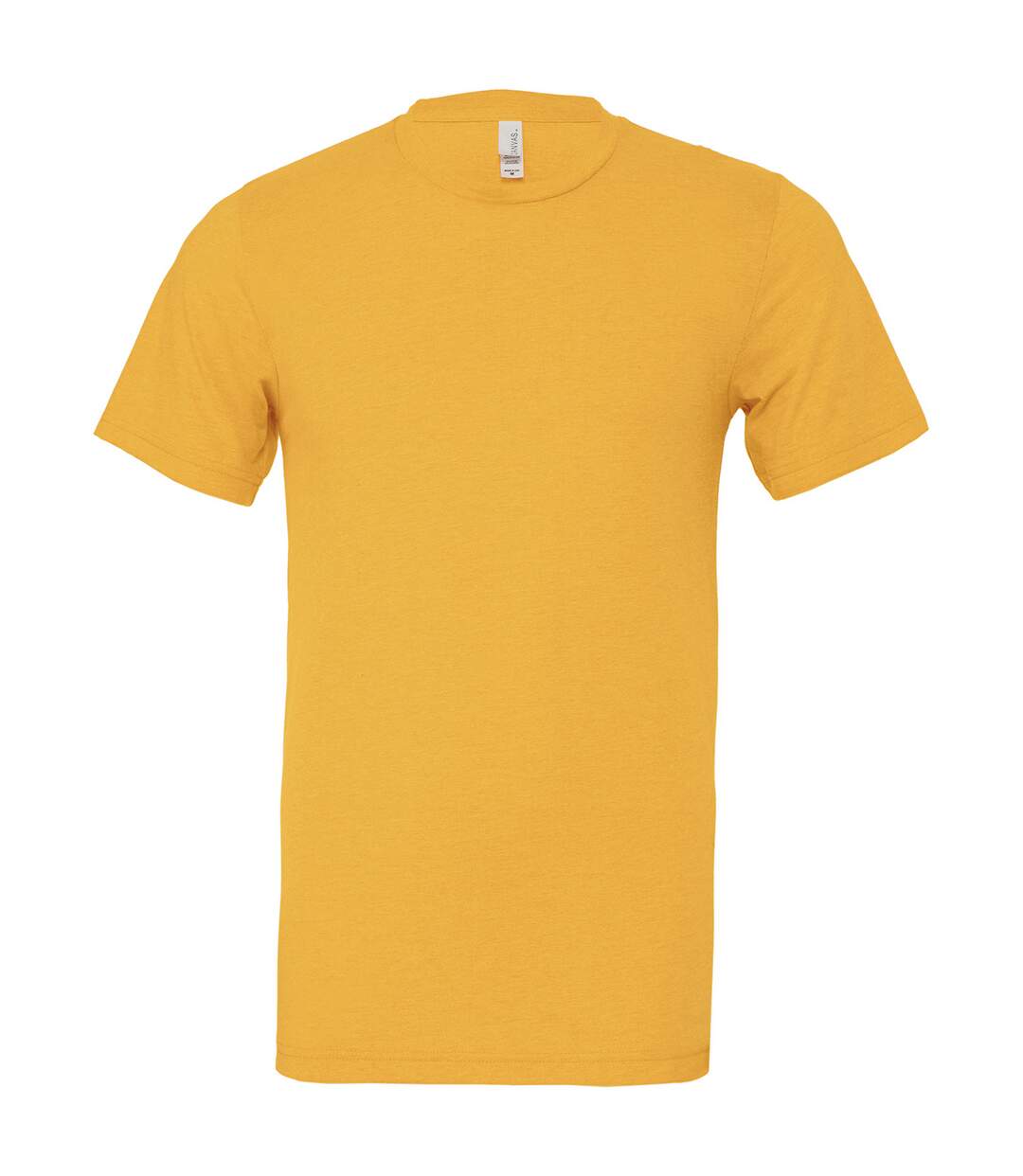 T-shirt Cvc Adulte Jaune Doré Chiné Bella + Canvas-1
