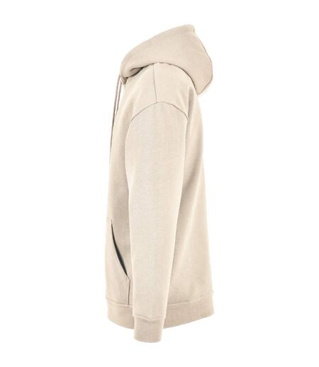 Mens basic oversized hoodie sand Build Your Brand