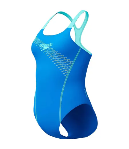 Maillot De Bain 1 Pièce Motif/style Imprimé Graphique Medley Medalist Femme Bleu Nuit Speedo