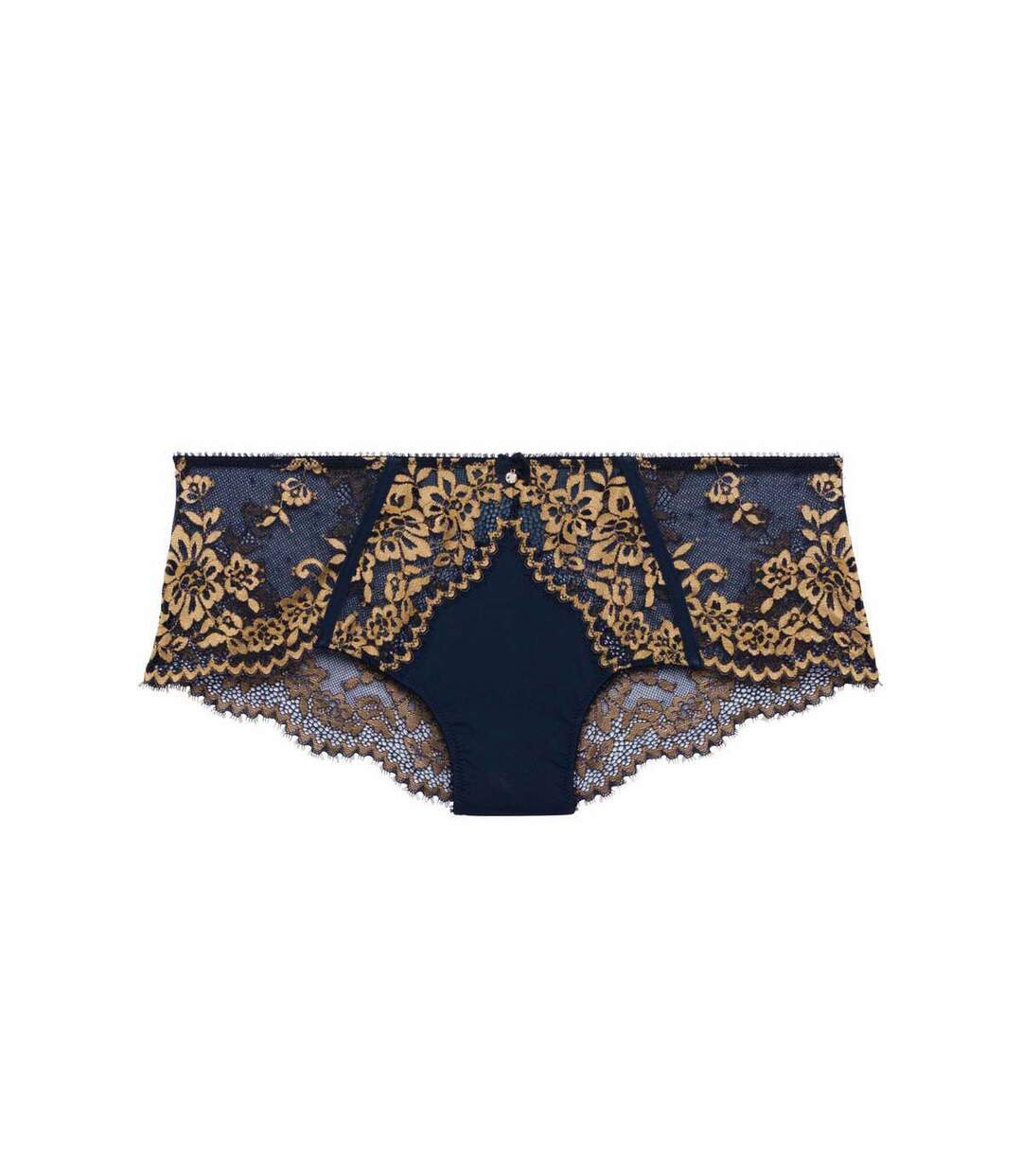 Shorty grande taille bleu marine Elégance