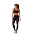 Womens/ladies Power Fitted Leggings Black Puma-1