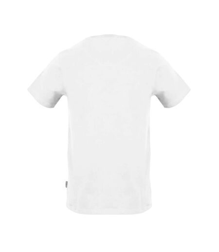 Mens Logo Jersey Crew Neck T-shirt White Aquascutum