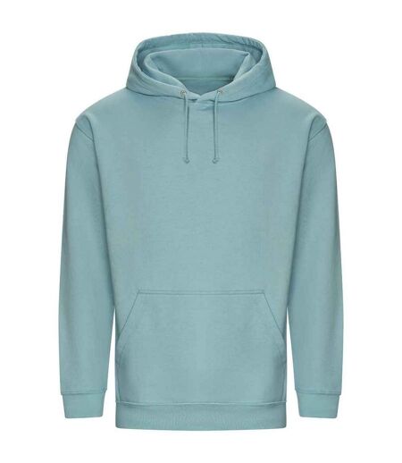 Unisex adult college hoodie seafoam Awdis