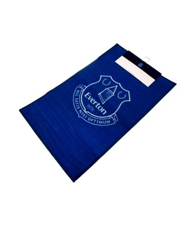 Everton FC Official Soccer Crest Rug (Blue/White) (One Size)