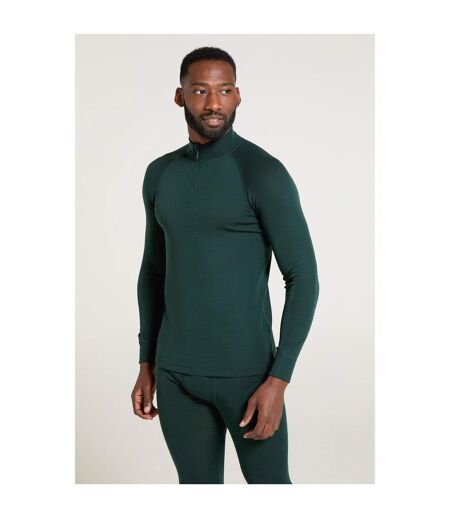 Haut thermique merino homme vert foncé Mountain Warehouse