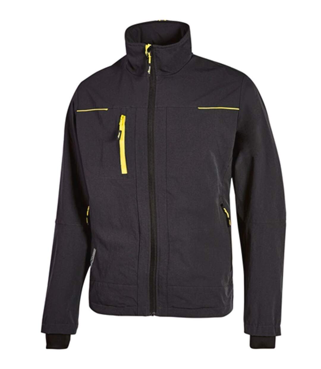 Veste manches longues - Hemme - UPPE178 - noir carbon et jaune