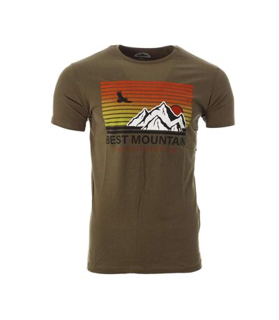 T-shirt kaki homme best mountain 2006 - l