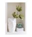 Vase Design en Argile Mirena 43cm Blanc-5