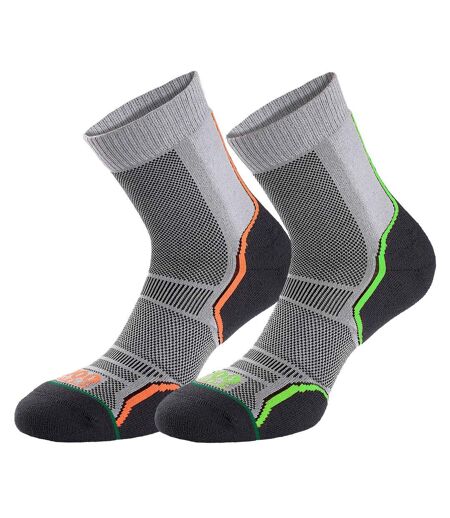 2 Pack Men's Single Layer Trail Socks - Twin Pack