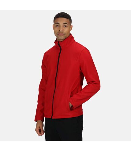 Regatta Standout Mens Ablaze Printable Softshell Jacket (Classic Red/Black)