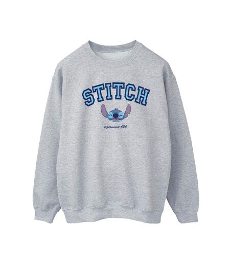 Disney - Sweat LILO AND STITCH COLLEGIAL - Femme (Gris chiné) - UTBI22476