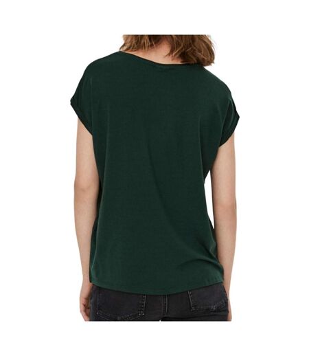 T-shirt Vert Foncé Femme Aware Vero Moda Ava - L