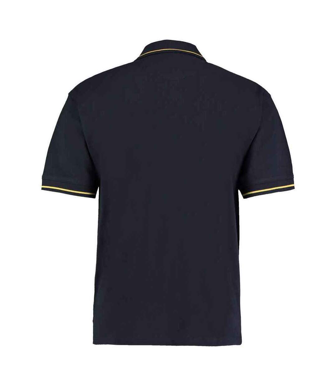 Polo homme bleu marine / jaune Kustom Kit Kustom Kit