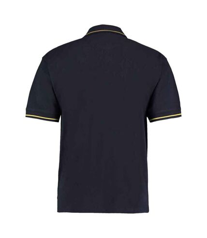 Kustom Kit Mens Polo Shirt (Navy/Yellow)