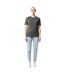 Unisex adult bryce recycled cotton t-shirt anthracite Iqoniq-3