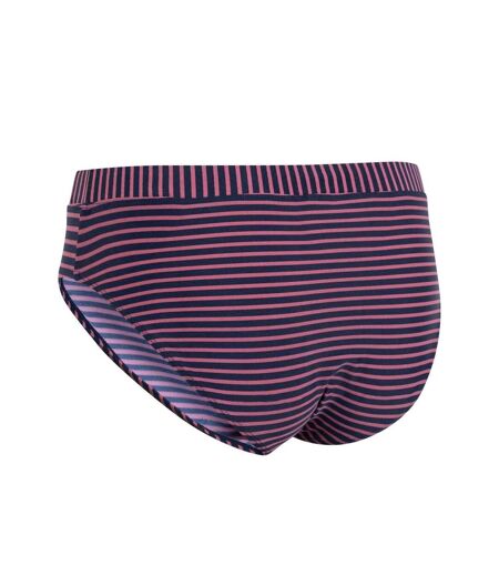 Bas De Maillot De Bain Motif/style Rayé Tina Femme Rose Clair Noir Trespass