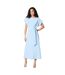 Robe mi-longue femme bleu clair Principles