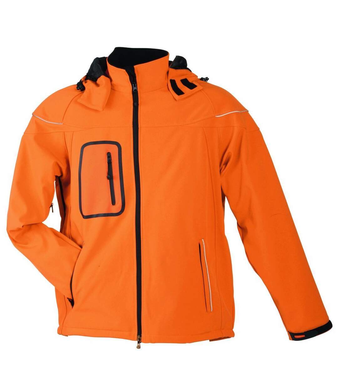 Veste softshell hiver Homme - JN1000 - Orange-1