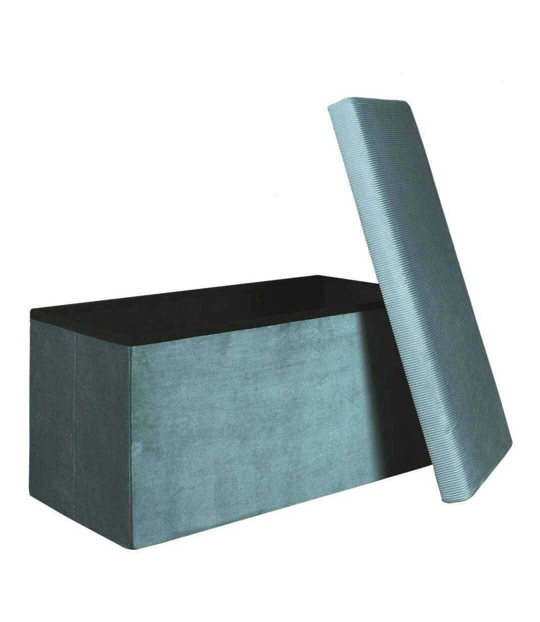 Banc coffre de rangement velours côtelé Giullia-4
