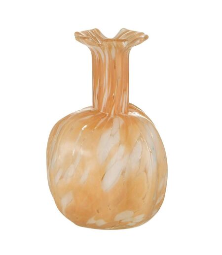 Vase Design en Verre Mélissa 23cm Beige