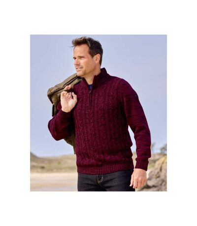 Pull homme bordeaux Atlas For Men