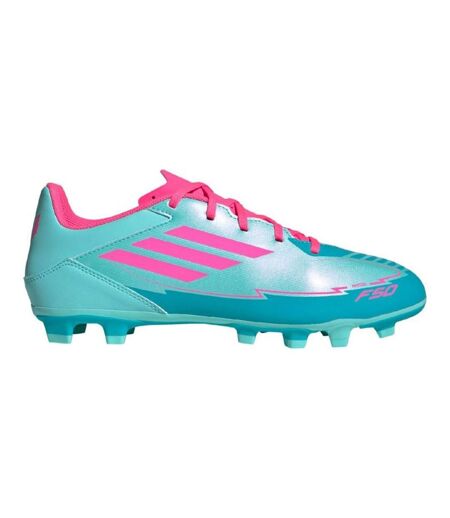 Chaussures De Foot Pour Terrain Ferme F50 Club Homme Bleu Clair Rose Adidas