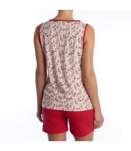 Women's Summer Pajamas with Wide Straps, Cotton KL45250