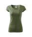 T-shirt Pure Femme Vert Malfini-1