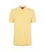 Polo Motif/style À Col Homme Jaune Hugo Boss-1