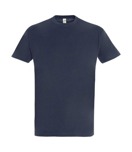 T-shirt manches courtes imperial homme bleu marine foncé SOLS